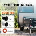 thumbnail image 3 of 3500/4000lbs Electric Trailer Jack Automotive Mechanical Workshop Tools Power Tongue Car Jack For RV Camper ,Robust Construction, 3 of 7