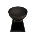 thumbnail image 3 of Home Trends 30 Inch Black Steel Wood Burning Firepit 52617, 3 of 8
