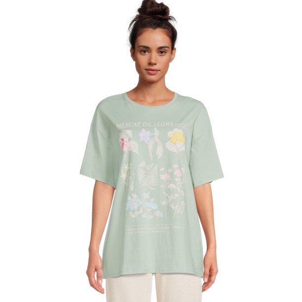 Grayson Social Women's and Women's Plus Oversized Graphic Sleepshirt