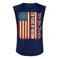 thumbnail image 3 of Independence Day Shirts for Men 250 Anniversary Usa Patriotic Shirt Sleeveless Graphic 1776 - 2026 T Shirts Crew Neck Muscle Fit We the People Tank Tops Black 3XL, 3 of 3