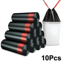 TELOLY 13 Gallon Tall Kitchen Trash Bags,Heavy-Duty Drawstring Garbage Bags,Unscented,120 Count