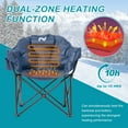 thumbnail image 4 of Slsy Heated Camping Chair,  Oversized Heated Chairs Outdoor Sports, Folding Chair for Patio Outdoor Travel Wide&Thick Padding, 4 of 7