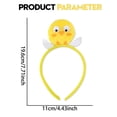 thumbnail image 3 of QIQUWOHUL New Chicken Headband Festival Decoration Easter Egg Ear Hair Hoop Headband Buckle, 3 of 4