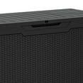 thumbnail image 6 of Uforic 80 Gallon Resin Deck Box,Outdoor Storage Box with Lockable lid for Patio Furniture, Waterproof,Black, 6 of 9