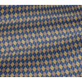 thumbnail image 4 of oneOone Cotton Jersey Blue Fabric Argyle Check Sewing Material Print Fabric By The Yard 58 Incheses Wide, 4 of 4