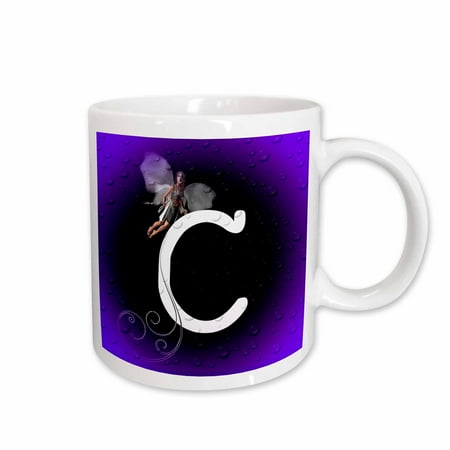 

3dRose Letter C Ceramic Mug 11-ounce