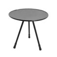 thumbnail image 2 of Almencla Table Ronde Triangulaire Pliable Stable Mobilier pour Pique-Nique Pêche Noir, 2 of 8