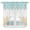 White Light Green Orange, variant on Teal Yellow Boho Kitchen Window Curtains, Swag Curtains Valance for Bedroom Living Room Bathroom, Vintage Ethnic Tribe Abstract Art Rod Pocket Window Treatment Curtain Block Drapes 2 Panels 36"x63"