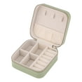 thumbnail image 3 of Unique Bargains Portable Mini PU Leather Organizer Storage Holder Jewelry Box Green, 3 of 7