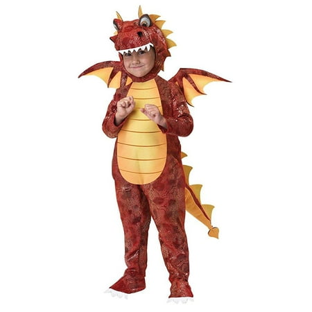 California Costumes Fire Breathing Dragon Toddler Costume, 3-4