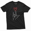 thumbnail image 3 of ASL Day T-shirt American Sign Language T-shirt Mens Womens Sign language Celebration Love Tee shirt (3X-Large Military Green), 3 of 7