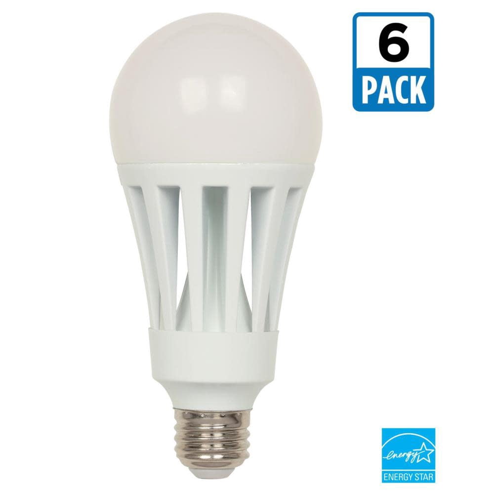 Westinghouse Lighting 29-Watt (200-Watt Equivalent) Omni A23 Daylight Medium Base (6 Pack) LED Light Bulbs, Soft White