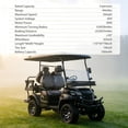thumbnail image 2 of MMS 4P 60V Electric Golf Cart with 5KW Motor, 20 MPH Top Speed, 44 Miles Range, Ages 16 and Up, Advanced Suspension, Rear &Front Storage, LCD Display, 2 of 12
