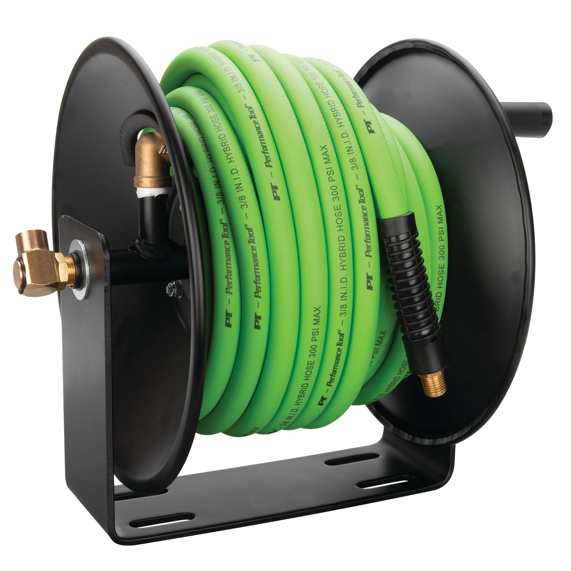 Performance Tool M635 50' 18 Gauge Steel Air Hose Reel (Reel Only)