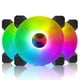 thumbnail image 4 of 2pcs 14cm RGB Computadora Fans de enfriamiento de Mute Desktop Caja de la computadora Refrigeradores, 4 of 5
