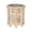 White Wash, variant on Homebia Designs Hand Carved Solid Mango Wood Octagonal Accent Table - 18"×18" White Wash Farmhouse Vintage Home Décor Round End Table for Living Room, Bedroom, Entryway - Rustic Boho Side Table