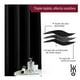 thumbnail image 5 of Cortinas Black Out Decoracion Textil Hogar Adornos 270x210cm negro, 5 of 8