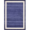 thumbnail image 1 of Unique Loom Del Mar Collection Area Rug-Modern Transitional Inspired Tonal Design, 6 0 x 9 0 Rectangular, Navy Blue/Ivory, 1 of 5