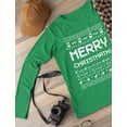 thumbnail image 4 of Men's Ugly Christmas T-Shirt - Funny Merry Christmath Math Holiday Shirt, Xmas Party Gift for Him, Long Sleeve, 4 of 5