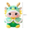 thumbnail image 5 of Herrnalise 2024 China Year of The Dragon Mascot Doll,Dragon Stuffed Animal,Zodiac Dragon Plush Toy Chinese Style Cloak Dragon,New Year Decorations Plush Toys Chinese New Year Gifts,Red, 5 of 8