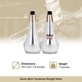 thumbnail image 3 of Straight Mute Denis Wick 5505 para trombón, aluminio hilado a mano, 3 of 8