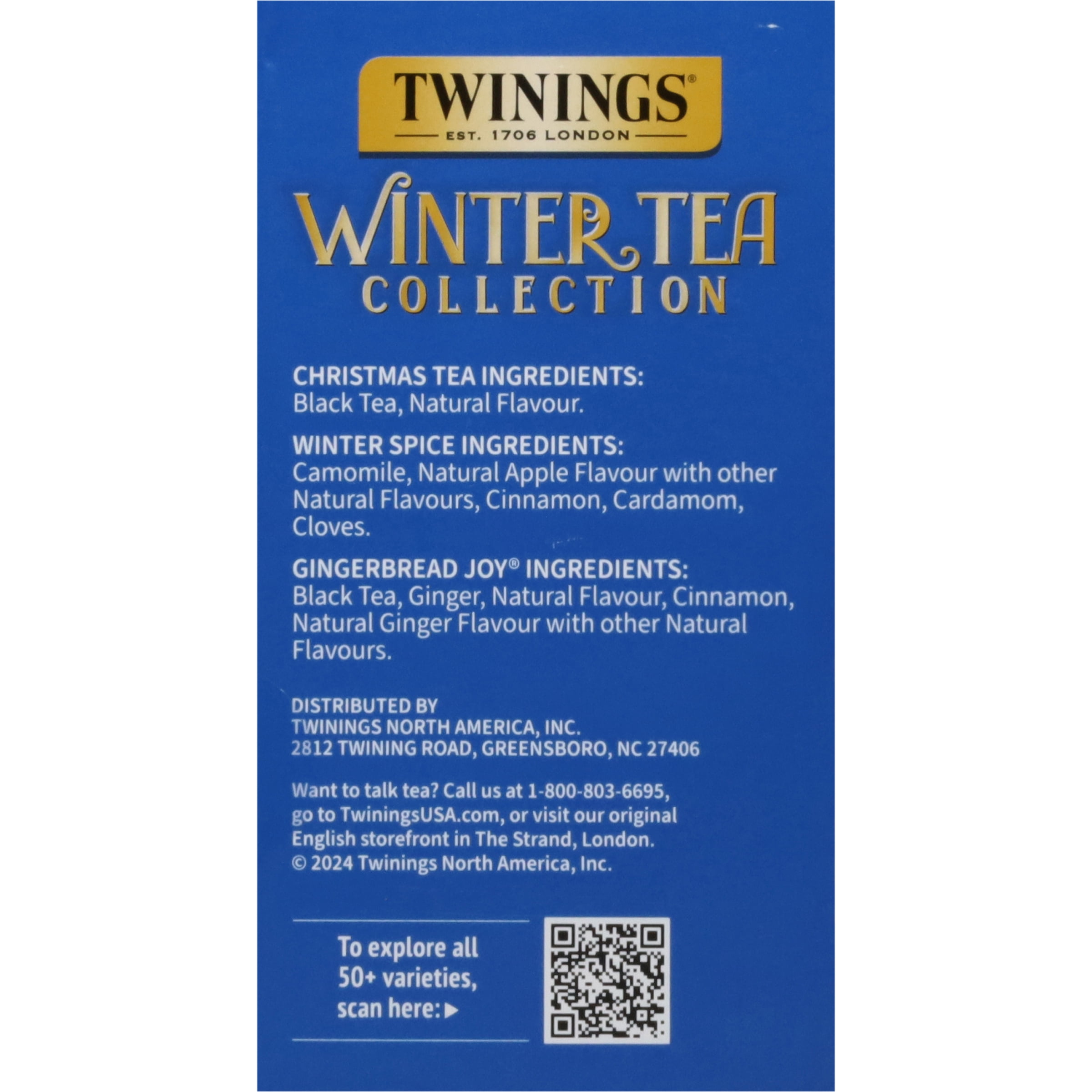 Twinings Winter Collection Tea Bags, 3 Boxes, 60 Count - Walmart.com