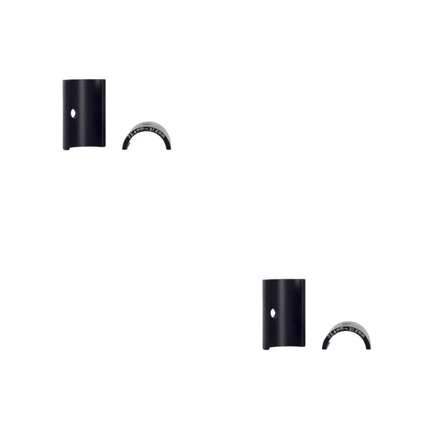Manillar de bicicleta Sonducket 2 uds Stem reductor Aleación de Aluminio Espaciador Negro