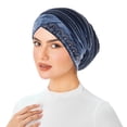 thumbnail image 2 of EazyTech Rhinestone Hijab Turban Hats for Women Beanies Bandana Headwrap Cap Beanies Headwear Headscarf Undercap Turban Hat, 2 of 3