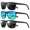 Black/Black+Black/Blue+Black/G15, variant on 3 Pairs Simple Sunglasses For Everyday Use, Unisex Polarized Glasses, Square Sunglasses,Lightweight Frame Sun Glasses with UV Protection, Travel Accessories gafas de TikTokShopSummerTurnUp