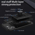 thumbnail image 5 of for Xiaomi Redmi A1 Case Sliding Window Case with Card Holders, Cover with Slide Camera Protection Built-in Magnetic Kickstand Case for Xiaomi Redmi A1 LJK Black, 5 of 8