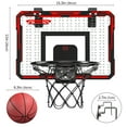 thumbnail image 7 of Dinosaur Planet Kids Indoor Basketball Hoop for 3-12 Years Old Boys Girls, Scoring over the Door Basketball Hoop Sports Set, Ball Toys Gifts for Kids Ages 3-12, 7 of 7
