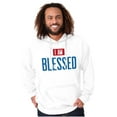thumbnail image 5 of Blessed Religious Love Jesus Christ Hoodie Sweatshirt Women Men Brisco Brands M, 5 of 6