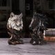 thumbnail image 3 of Animal Statues, Sculpture Animal Collectibles, Figurines Gifts, Home Desktop Decoration, 3 of 5