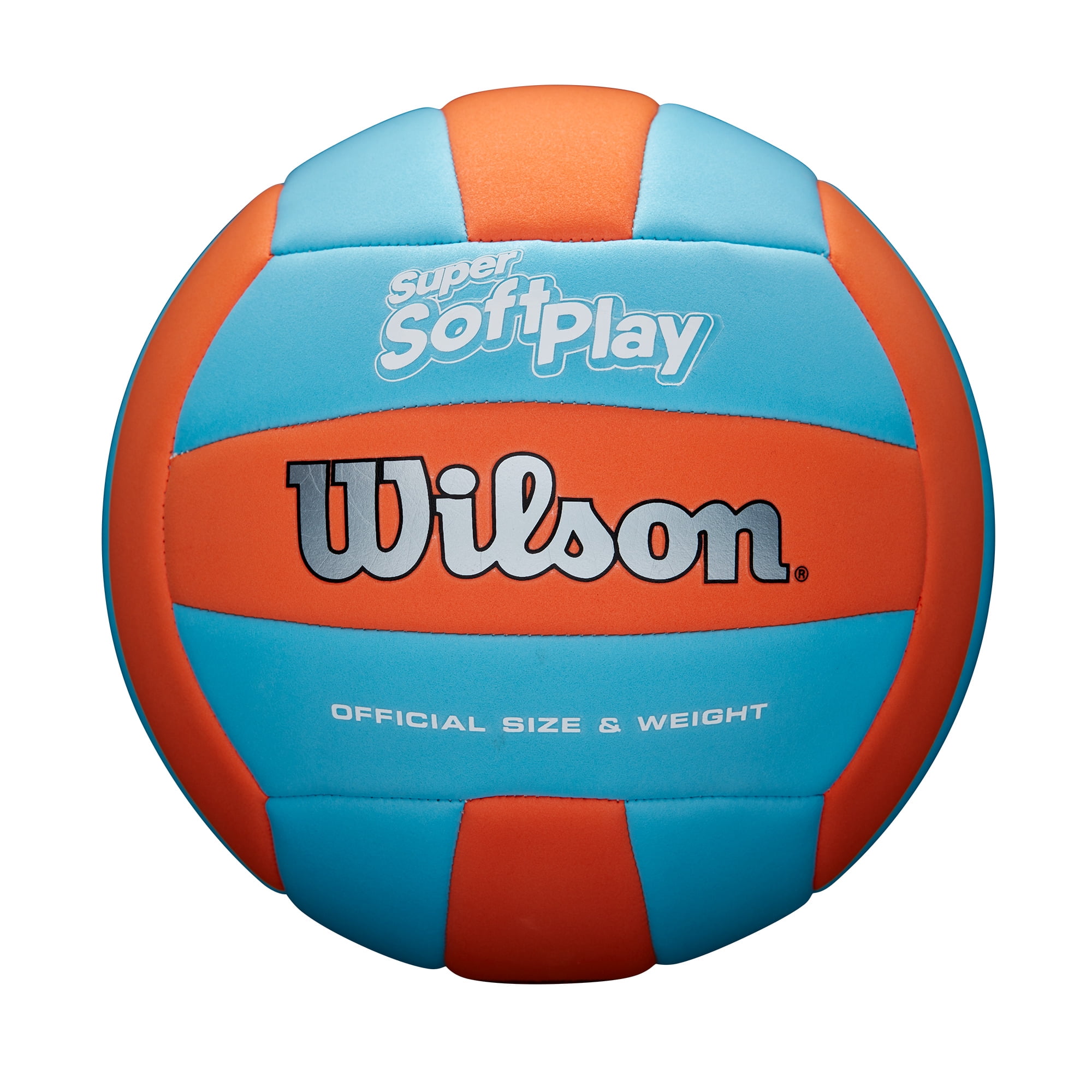 White/Red/Blue Wilson Super Soft Play VB WHRDBLUE Volleyball Official Unisex-Adult 