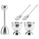 thumbnail image 2 of Egg Cracker Topper Set – Soft Hard Boiled Eggs Separator Tool – Include Spoons and Cups-Shell Remove, 2 of 5
