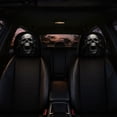 thumbnail image 5 of 2 Pack Halloween Ghost Face Headrest Covers for Cars, Universal Elastic Funny Auto Seat Protector with Luminous Glowing Eyes for SUV Truck, Halloween Decorations, 5 of 5