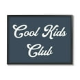 thumbnail image 2 of Stupell Industries Cool Kids Club Phrase Retro Typography Blue White, 30 x 24, Design by Daphne Polselli, 2 of 5