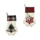 thumbnail image 5 of Bolsas de regalo navideñas a cuadros, calcetines para mascotas, adornos para árboles rojo, 5 of 9
