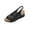 Black, variant on Women'S Shoes Clearance,Summer Women Wear Open Toe Fish Mouth Slope Heel Breathable Single Shoe Khaki