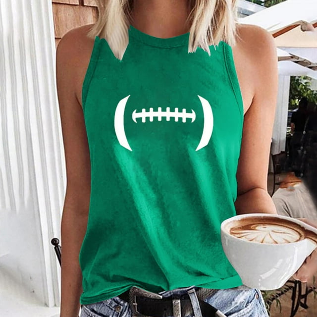 Boovnll Débardeurs pour Femmes, T-Shirt Sans Manches à Col Rond Imprimé Mode pour Femmes, Débardeur pour Femmes