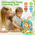 thumbnail image 6 of Toys for 1 2 3 Year Old Boy Girl, Musical Spin and Sing Alphabet Zoo, Learning Toys for Toddlers 1-3, Educational Interactive Toys, Christmas Birthday Gift for Baby Boys Girls Age 6-9-12-18 Months, 6 of 8