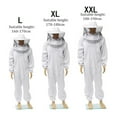thumbnail image 2 of Bee Clothing Beekeeping Protective Clothing Full Body Suit Hat Smock Bee Suit Equipment Veil Hat Beekeeper Clothing ,Comprehensive Protection, 2 of 6