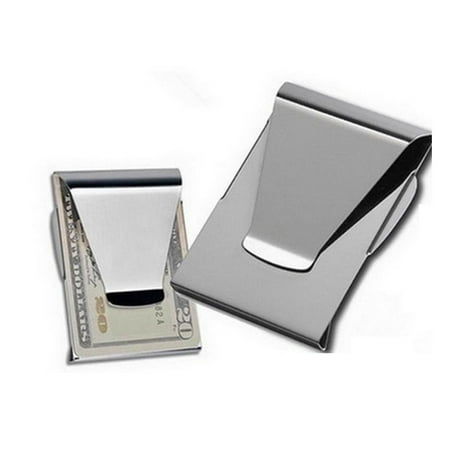 slim clip double sided money clip credit card holder wallet new stainless steel - Money Clip Credit Card Holder slim clip double sided money clip credit card holder wallet new stainless steel - Money Clip Credit Card Holder