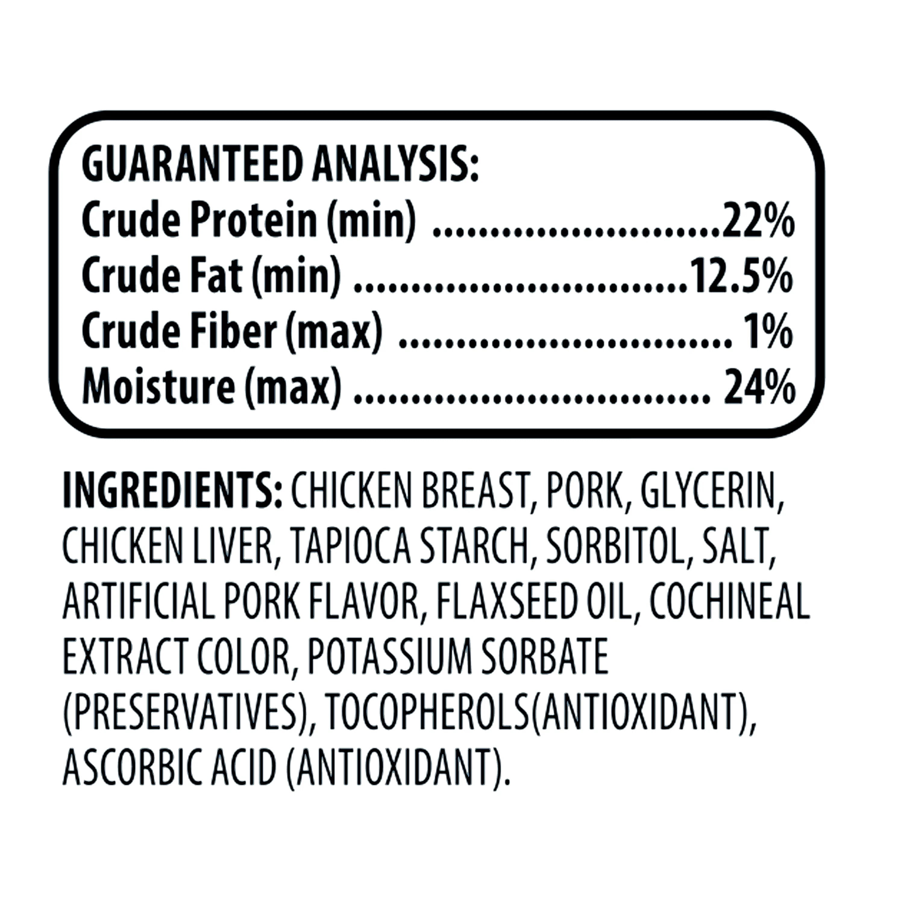 (24 pack) GR Pigs in a Blanket Chicken and Pork Sausage Dog Treats, 16 oz