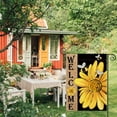 thumbnail image 3 of SM-XLHN Spring Summer Bee Sunflower Garden Flag 12x18 Inch Double Sided, Welcome Holiday Burlap Yard Outdoor Decoration, 3 of 7