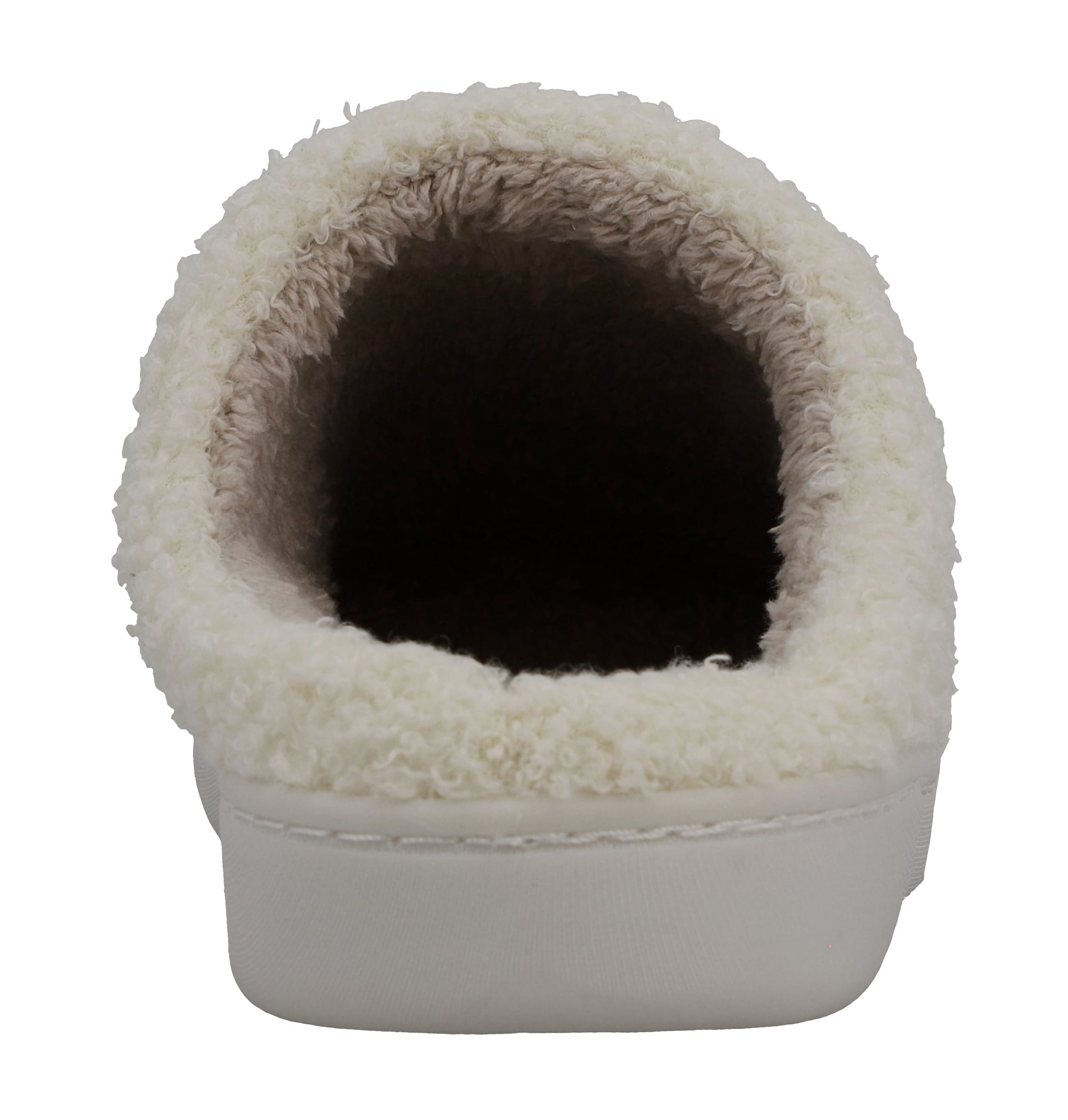 S+R Women's Smiley Graphic Cozy Slide Slipper