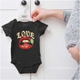 thumbnail image 5 of Vintage Love Lips Biting Cherry Romper Boys or Girls Infant Baby Brisco Brands NB, 5 of 6