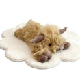 thumbnail image 6 of Cute Highland Cow Plush Toy Soft Fluffy Farm Animal Stuffed Doll Cozy Gift Decor, 6 of 7