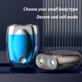 thumbnail image 2 of Er na Mini Magnetic Shaver With Two Heads Electric Shaver Men Beard Portable Remover Washable Razor Travel Male Shaver Beard Remove, 2 of 22