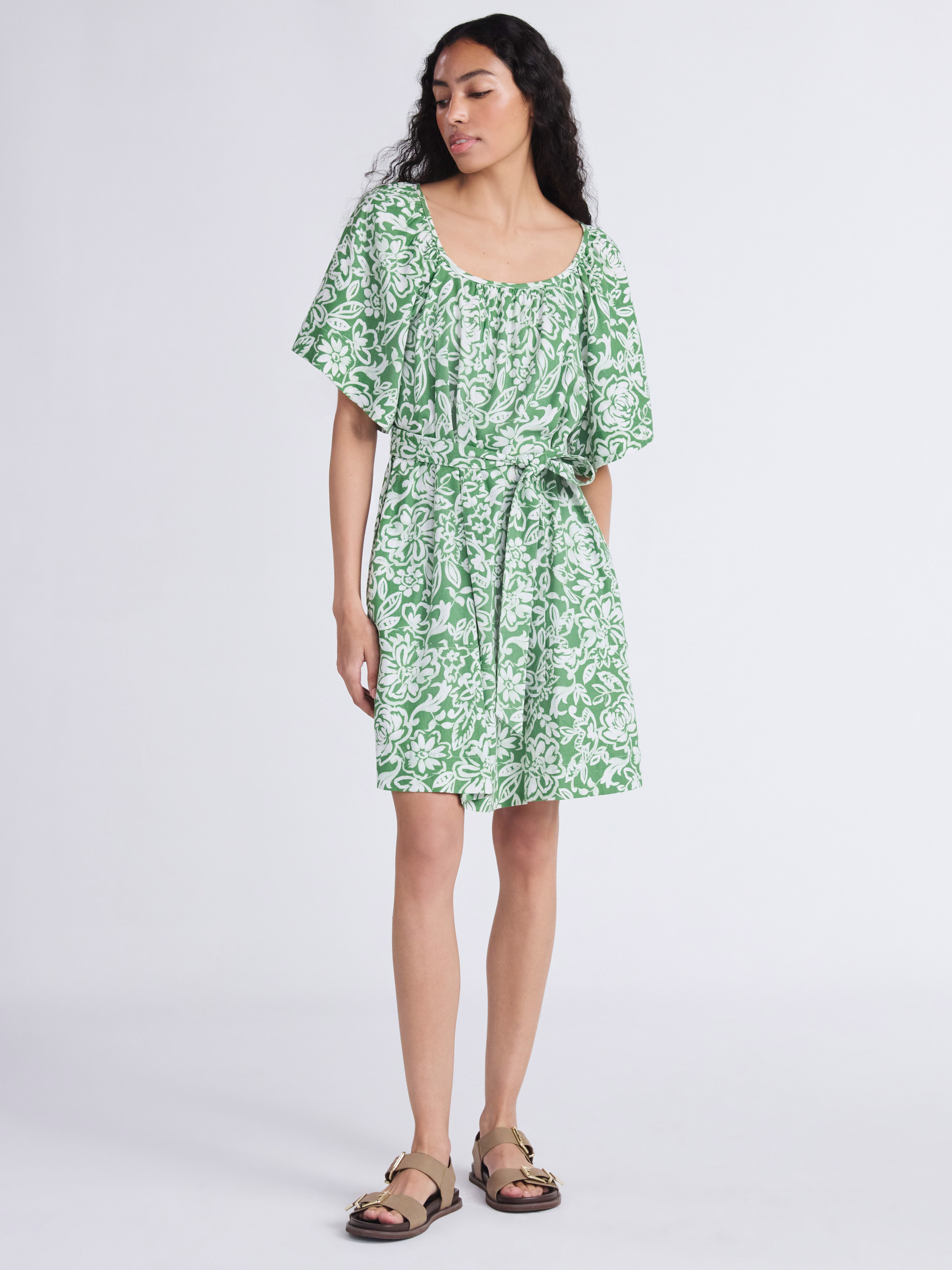 Free Assembly Women's Square Neck Mini Dress, Sizes XS-XXL